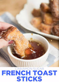 Heat a skillet over medium heat and grease well with butter. Cinnamon Sugar French Toast Sticks Our Best Bites