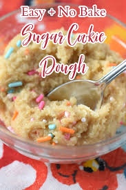 The combination of sugars not only adds sweetness, but also adds flavor and moisture to the edible chocolate chip cookie dough. No Bake Sugar Cookie Dough Mildly Meandering
