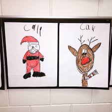 Santa And Reindeer Directed Drawing Kindergarten Christmas Holiday Art Christmas Kindergarten Winter Kindergarten Santa And Reindeer
