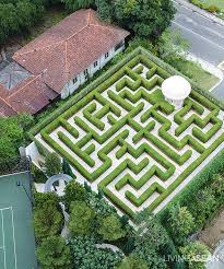 amazing maze garden / enjoy a walk in