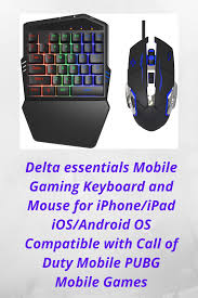 Delta Essentials Mobile Gaming Keyboard And Mouse For Iphone Ipad Ios Android Os In 2020 Ipad Ios Ipad Mobile Game