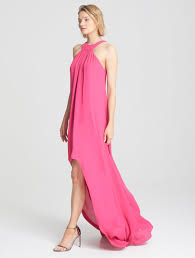Sleeveless High Low Gown