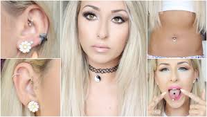 Ear piercings are some of the most common piercings that people get. All About My Piercings 2016 Pain Healing Expericence Dramaticmac Youtube