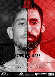 Live Combat Sport Schedule: 11/25