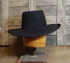 Vaquero Historic Cowboy Hat Southwestern Style Flat Crown Etsy Cowboy Hats Hats Southwestern Style