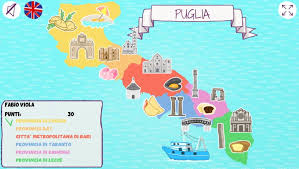Scarica la cartina politica dell'italia pronta da stampare. Explorepuglia Scoprire La Puglia Giocando