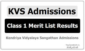 Kvs Admission Class 1 Merit List Result 2020 Download From Kvs Gov In In 2020 Admissions Merit Class