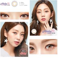 Cateaclysmic: Kosmeshop Review: LENS TOWN Aloha Candy Gray Contact Lenses