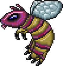 The easier chance is when you are in a flower forest biome. Queen Bee The Official Terraria Wiki