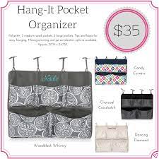 Unique gift for him or her. Thirty One Hang It Pocket Organizer Fall Winter 2017 Thirty One Organization Thirty One Bags Thirty One