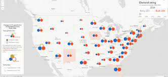Use the 2020 presidential election map to view the electoral voting results and find out who won the election. Electoral Swing In The 2020 U S Presidential Election
