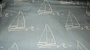Arts Crafts Sewing Ship Map Fabric Sailing Map Nursery