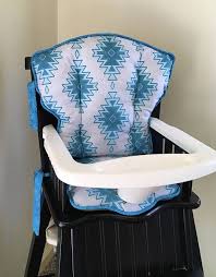 Custom Eddie Bauer Replacement High Chair Cushions In Kilim Pattern High Chair Chair Cushions