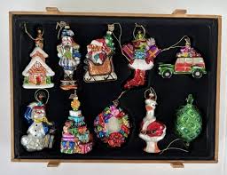 2 BOX SET Thomas Pacconi Classics Christmas Ornaments 2004 Collection 30  Years $34.99
