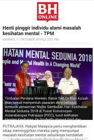 Di tahun 2020 bertepatan pada hari kesehatan mental sedunia oktober lalu, who menyampaikan pesan bahwa selama pandemi berlangsung, beragam masalah mulai muncul, bahkan salah satunya mengenai perubahan sikap masyarakat hingga menyimpang ke masalah mental. Faiztahir Faiztahir My