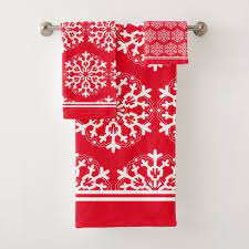 (you can learn more about our rating system and how we pick each item here.). Bold Snowflake Mandala On Bright Red Bath Towel Set Zazzle Com Red Bath Towels Towel Set Bath Towel Sets
