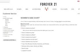 Size Chart Guide By Different Apparel Brands For Men And