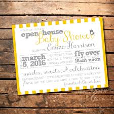 Peep Baby Shower Invitation Open House Shower Bird Themed Digital File Baby Shower Invitation Wording Baby Shower Invitations Gender Neutral Baby Shower