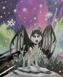 Northern Lights Winter Magic Fantasy Art Art