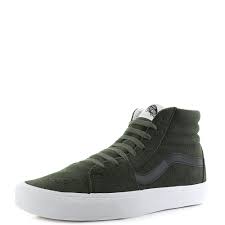 Details About Vans Sk8 Hi Suede Forest Nights Dark Green Suede High Top Trainers Shu Size