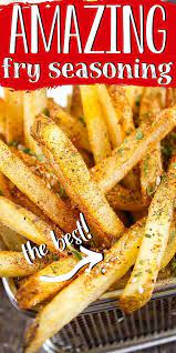 Homemade Fry Seasoning Is Quick And Easy To Make And Perfect For Adding Some Spice To Plain French Fries Try French Fry Seasoning Seasoned Fries Spice Recipes