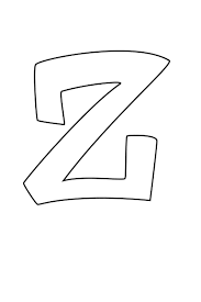 graffiti bubble letter z printable freebie finding mom