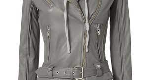 Harper Camo Combo Leather Jacket Grey Leather Jacket Leather Hoodie Camo Print Jacket