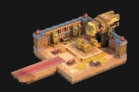 Voxel Art Dungeon Crawler Isometric Art Minecraft Architecture Pixel Art