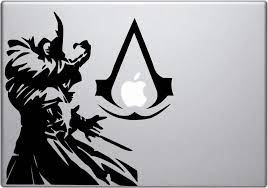 Assassin S Creed Decal Assassin S Creed Inspired Ezio Auditore Decal For Macbooks Laptops Cars Windshields Etc 7 Assassins Creed Macbook Decal Creed