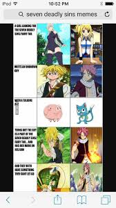 The Seven Deadly Sins Anime Characters And Their Sins Seven Deadly Sins Fairy Tale Fairy Tail Anime Fairy Tail Funny Fairy Tail Meme