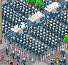 Life In Ohlauer Strasse Berlin Kreuzberg In June 2014 By Christoph Hoppenbrock Via Behance Berlin Art Isometric Art Pixel Art