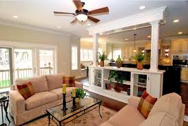 combined kitchen and living room