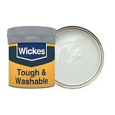 Wickes Putty No 420 Tough Washable Matt Emulsion Paint Tester Pot 50ml Paint For Kitchen Walls Green Kitchen Walls Pebble Grey