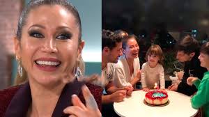 Felices los tres? La cuarentena de Adabel Guerrero con la ex de su marido y  los fideos caseros del domingo