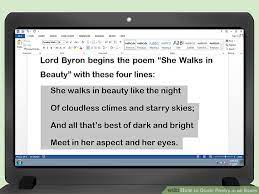 If you are quoting a poem translated into prose, cite line numbers if possible; How To S Wiki 88 How To Quote A Poem Line