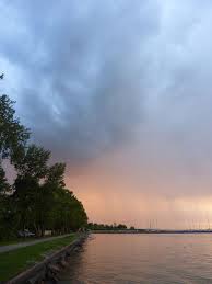 Abendstimmung Gestern Kurz Vor 9 In Fonyod Balaton Ferien Urlaub