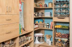 Pantry kitchenette storage cabinet refrigerator sink. Custom Kitchen Pantry Design Installation
