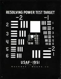 1951 usaf resolution test chart wikipedia