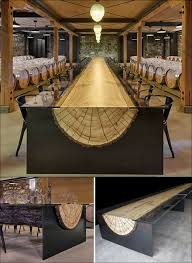 Ez De Jo Unique Desks Log Furniture Log Table