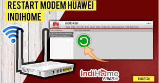 Hidupkan modem hg8245h5 dan lakukan reset dengan menekan tombolnya disamping kiri tombol on/off. Cara Restart Modem Indihome Huawei Dari Hp Atau Pc Rindi Tech