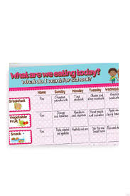 Magnetic Food Chart Crazy Cards By Meri Designs