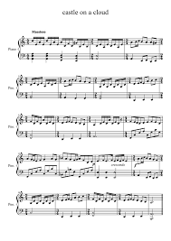 Castle On A Cloud Les Miserables Violin Music Music Jokes Les Miserables