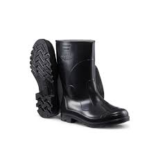 Bota De Pvc Branca Cano Médio Com Forro 360