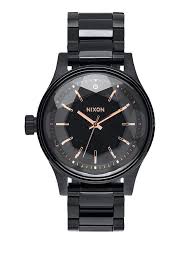 Black And Gold Watch Womens New Nixon A409957 Facet 38 All Black Rose Gold Ladies Watch Nib Black And Gold Watch Rose Gold Watches Nixon Watches Women