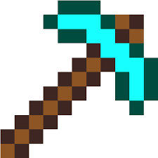 Henrik kniberg shows a grimstone variant of diamond ore, its texture made by jappa. Diamond Pickaxe Minecraft Iron Pickaxe Texture Clipart Large Size Png Image Pikpng