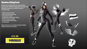 Black And White Fortnite Skins New Shadow Legends Showcase Dubs Youtube Dark Legends Fortnite Skin Store