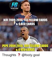 Leno steps up after pepe red card; Ofdoty Goal Nur 2009 2016414 Yellow Cards 86 Red Cards Pepe 2004 2016 109 Yellow Cards Red Cards Thoughts Meme On Me Me