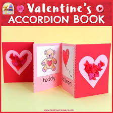 Cut out the first name with the and in one piece. Valentine S Day Printable Mini Book Craftivity Tea Time Monkeys