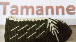 Cizgili Tunus Isi Patik Modeli Tamami Crochet Top Footware Crochet