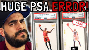 PSA Grade Fake Blank Slate 🚨 eBay Authenticity Error & MORE!